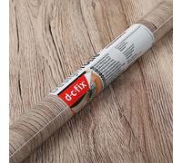d-c-fix Pellicola Adesiva per mobili legno quercia rovere Sanremo sepia marrone PVC plastica vinile impermeabile decorativa per cucina, armadio, porta carta rivestimento 90 x 210 cm
