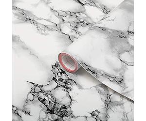 d-c-fix pellicola adesiva per mobili - Marmi Bianco 90 cm x 2,1 m | pellicola decorativa lavabile e autoadesiva per cucina, armadio, tavolo & davanzale - moderna & sostenibile