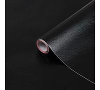 Pellicola adesiva per mobili Pelle nero 45cmx2m