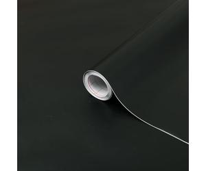 d-c-fix pellicola adesiva per mobili nero 67,5 cm x 2 m - pellicola decorativa lavabile e autoadesiva per cucina, armadio, tavolo & davanzale - moderna & sostenibile