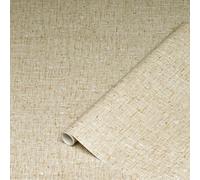 d-c-fix Pellicola Adesiva per mobili Tessuto tessile marrone pietra PVC plastica vinile impermeabile decorativa per cucina, armadio, porta carta rivestimento 45 cm x 2 m