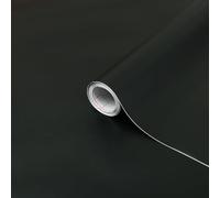 d-c-fix Pellicola Adesiva per mobili tinta unita opaca nero PVC plastica vinile impermeabile decorativa per cucina, armadio, porta carta rivestimento 67,5 x 200 cm
