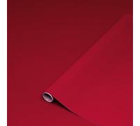 d-c-fix pellicola adesiva per mobili - velluto Rosso 45 cm x 1 m