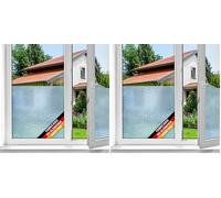 d-c-fix Pellicola adesiva per vetri finestre privacy gocce autoadesivo oscurante opaca decorative impermeabile per cucina, casa, ufficio, bagno, doccia carta 45 cm x 2 m (Confezione da 2)