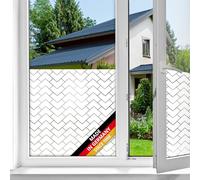 d-c-fix Pellicola adesiva per vetri finestre privacy Chester adesivo statico premium oscurante opaca decorative impermeabile per cucina, casa, ufficio, bagno, doccia carta 67,5 cm x 1,5 m