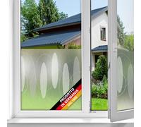 d-c-fix Pellicola vetri finestre privacy adesivo statico premium Findus oscurante opaca anti-uv decorative impermeabile per cucina, casa, ufficio, bagno, doccia carta 45 x 150 cm