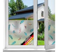 d-c-fix Pellicola vetri finestre privacy adesivo statico premium Finja oscurante opaca anti-uv decorative impermeabile per cucina, casa, ufficio, bagno, doccia carta 67,5 x 150 cm