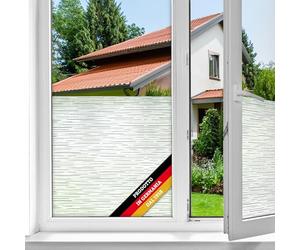d-c-fix pellicola per finestra Lubiana 45 cm x 2 m - pellicola oscurante autoadesiva con motivo moderno per superfici in vetro - autoadesiva, opaca, decorativa