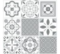 d-c-fix piastrelle adesive pavimento Piastrelle Orientali - 11 pezzi - PVC vinile impermeabile rivestimento vinilico listoni mattonelle per uso interno, bagno e cucina 30x30 cm