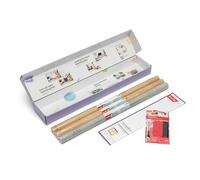 d-c-fix Set creativo per mobili Ikea Kallax - 2 x Jura Pine, 1 x concrete (67,5 cm x 2 m), pino naturale