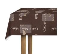 d-c-fix tovaglia cerata cappuccino cioccolato 130 cm x 160 cm rettangolare