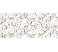 d-c-fix tovaglia plastificata PVC-free Sussurro Fiore - cerata antimacchia impermeabile moderno - copritavolo plastica tavolo per uso interno ed esterno - 140 cm x 180 cm rettangolare