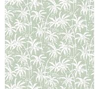 d-c-fix tovaglia plastificata Manhattan Palmiria verde - cerata PVC antimacchia impermeabile moderno - copritavolo plastica tavolo per uso interno ed esterno - 150 cm x 220 cm rettangolare