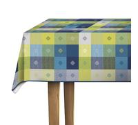 d-c-fix tovaglia plastificata Manhattan Vincitore blu - cerata PVC antimacchia impermeabile moderno - copritavolo plastica tavolo per uso interno ed esterno - 140 cm x 110 cm rettangolare