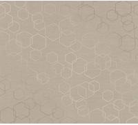 d-c-fix tovaglia Woven Elegance Beige - Poliestere - antimacchia impermeabile moderno - copritavolo tavolo - 160 cm rotonda