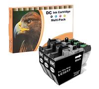 D&C LC3217 Cartucce d'inchiostro compatibili per Brother LC-3219XL LC-3217 Nero per Brother MFC-J5330DW MFC-J5335DW MFC-J5730DW MFC-J5930DW MFC-J6530DW MFC-J6930DW MFC-J6935DW (3-Pack)