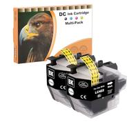 D&C LC422XL Cartucce compatibili per Brother LC-422XL LC 422BK per Brother MFC-J5340DW MFC-J5345DW MFC-J5740DW MFC-J6540DW MFC-J6940DW (nero, confezione da 2)