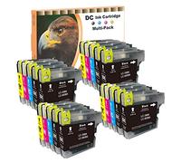 D&C LC985 Cartucce d'inchiostro compatibili per Brother LC-985 XL per Brother DCP-J125 DCP-J140W DCP-J315W DCP-J315X DCP-J415 DCP-J515W MFC-J220 MFC-J265W MFC-J270W MFC-J280W MFC-J410 (20-Pack)