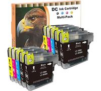 D&C LC985 Cartucce d'inchiostro compatibili per Brother LC-985 XL per Brother DCP-J125 DCP-J140W DCP-J315W DCP-J315X DCP-J415 DCP-J515W MFC-J220 MFC-J265W MFC-J270W MFC-J280W MFC-J410 (10-Pack)