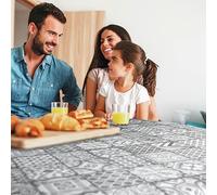 D-C-TABLE Tovaglia in tela cerata rotonda Manhattan Visbi 150 cm