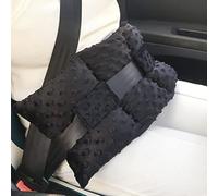 D. Cozy Cuscino per cintura di sicurezza per porta dialisi peritoneale Cuscino per stomia stomia PD Catetere Gtube Peg Tubo di alimentazione Picc Line Post Chirurgia Cuscino per chirurgia addominale Recupero Minky Dot Nero