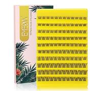 D curl Gruppi di ciglia 8mm Ciglia singole banda sottile DIY estensione ciglia cluster lashes Individual eyelash clusters (M02 8mm)