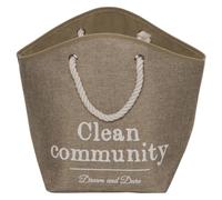 D&D Cesta per Gatti Pet Grotta Laundry Borsa Braun, con Cuscino, 27x24x38 CM