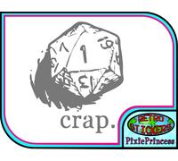 D&d Dungeon Dragoni DM D20 P Adesivo Vinile Board Gioco RPG Parete Auto Finestra
