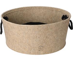 D&D HOME Cesto in Feltro per Gatti, Beige - XL