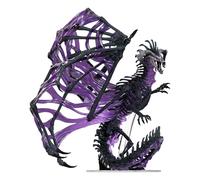 WizKids D&D Icons of The Realms: Black Dracolich Boxed Miniature | Preverniciato | Figura di Dungeons & Dragons