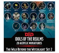 D&D Idols of The Realms: The Wild Beyond The Witchlight : 2D Set 2 - 20pc Dungeons & Dragons 2D Acrylic Miniatures - RPG