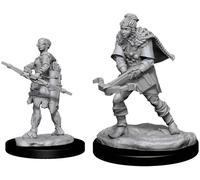 D&D NOLZUR'S Marvelous Figure Non Dipinte Ranger Umana Femminile (Confezione 6)