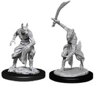 D&D NOLZUR'S Marvelous Miniature Non Dipinte Jackalwere (Confezione da 6)