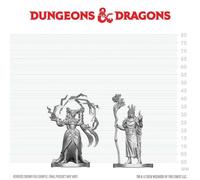 WizKids Le meravigliose miniature di D&D Nolzur: Loup Garou Dungeons e Dragons miniature non dipinte