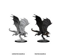 D&D Nolzur's Marvelous Unpainted Miniatures: Young Black Dragon