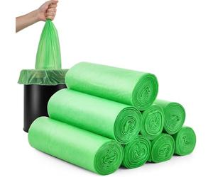 D. & D. Polistirolo® Sacchi Verdi 90x120, Antiforo, Ideali Per Giardinaggio, 20 Pezzi Per Rotolo, colore verde non coprente. 3 Rotoli (60 buste)