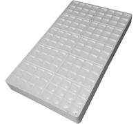 D. & D. Polistirolo® Seminiere Vassoi in Polistirolo Bianco per la Semina delle Piante da Orto e Fiori (120 Fori)