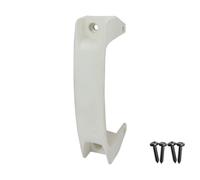 D&D TECHNOLOGIES LL3GHWT Gate Handle Reversible for Right or Left Handing Side-Fixing Legs Provide Easy Alignment & Added Strength for An