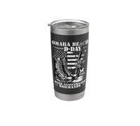 D-day 2026 82nd Anniversary Normandy D-Day Omaha Beach 1944 Bicchiere termico in acciaio inox doppia parete