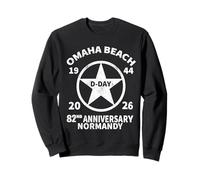 D-Day 2026 82nd Anniversary Normandy D-Day Omaha Beach 1944 Felpa