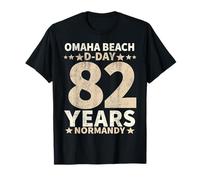 D-Day 2026 82nd Anniversary Normandy D-Day Omaha Beach 1944 Maglietta