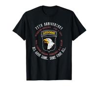 D-Day 75° Anniversario 101° Airborne Div. WWII Vintage Tee Maglietta