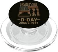 D-Day 81 ° anniversario 1944-2025 Omaggio alla memoria veterano PopSockets PopGrip per MagSafe