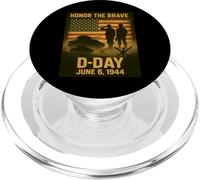 D-Day 81 ° anniversario 1944-2025 Omaggio alla memoria veterano PopSockets PopGrip per MagSafe