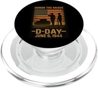 D-Day 81 ° anniversario 1944-2025 Omaggio alla memoria veterano PopSockets PopGrip per MagSafe
