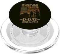 D-Day 81 ° anniversario 1944-2025 Omaggio alla memoria veterano PopSockets PopGrip per MagSafe