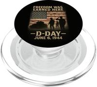 D-Day 81 ° anniversario 1944-2025 Omaggio alla memoria veterano PopSockets PopGrip per MagSafe