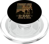 D-Day 81 ° anniversario 1944-2025 Omaggio alla memoria veterano PopSockets PopGrip per MagSafe