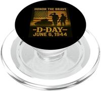 D-Day 81 ° anniversario 1944-2025 Omaggio alla memoria veterano PopSockets PopGrip per MagSafe