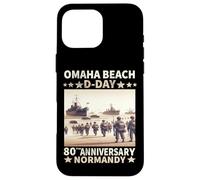 D-day Omaha Beach 1944 Normandy D-day 80th Anniversary Custodia per iPhone 16 Pro Max